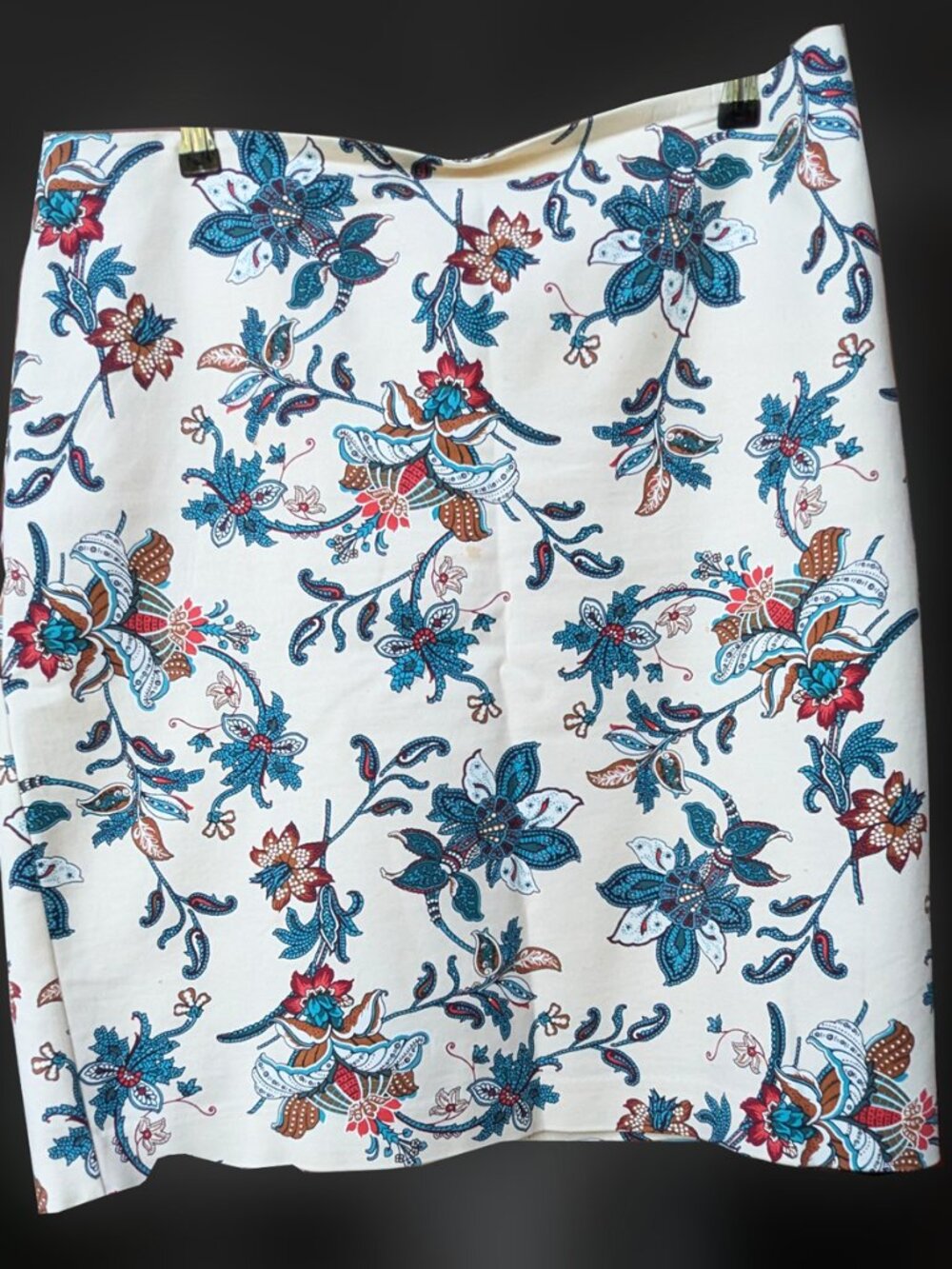 Ann Taylor flower pencil skirt - 14